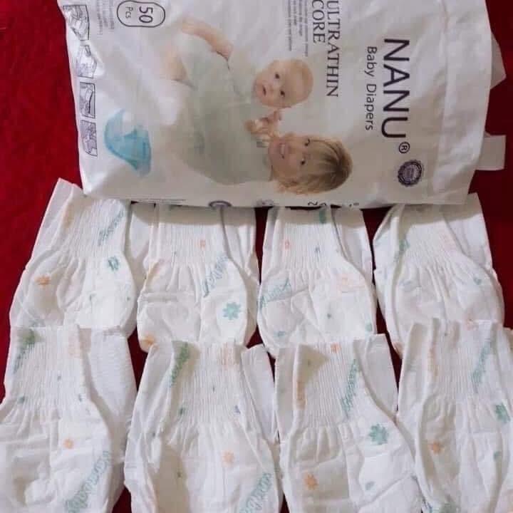 [Combo 2 bịch 100 miếng] Bỉm nanu cho bé 3