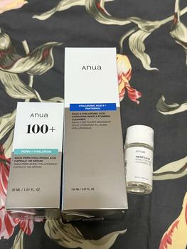 Product Review of Anua 8 Hyaluronic Acid Hydrating Gentle Facial Foaming Cleanser 150ml Face Wash Skincare from 벨** ** 0