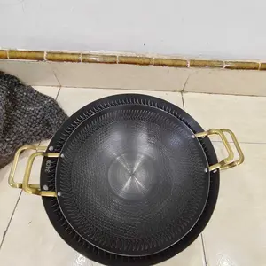 [PROMO SPESIAL BULAN INI] Wajan Stainless Steel Honey Comb Anti Lengket Anti Karat Tahan Lama 24cm 26cm 28cm 30cm 34cm Motif Random