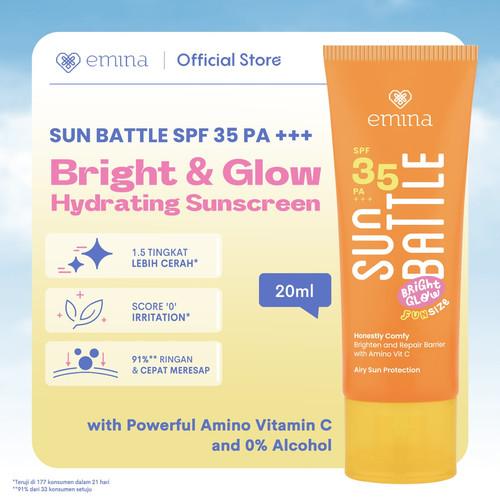 EMINA SUN BATTLE BRIGHT GLOW  SPF 35 PA +++ 3