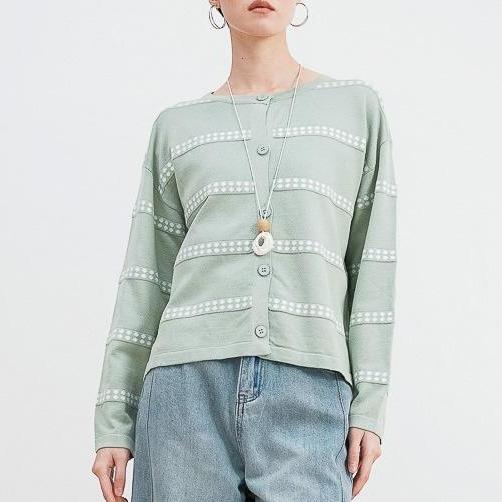 This Is April Soleil Cardigan Knit Baju Atasan Wanita Lengan Panjang Casual Hijab Friendly Black dan Sage This Is April Soleil Cardigan Knit Baju Atasan Wanita Lengan Panjang Casual Hijab Friendly Black dan Sage