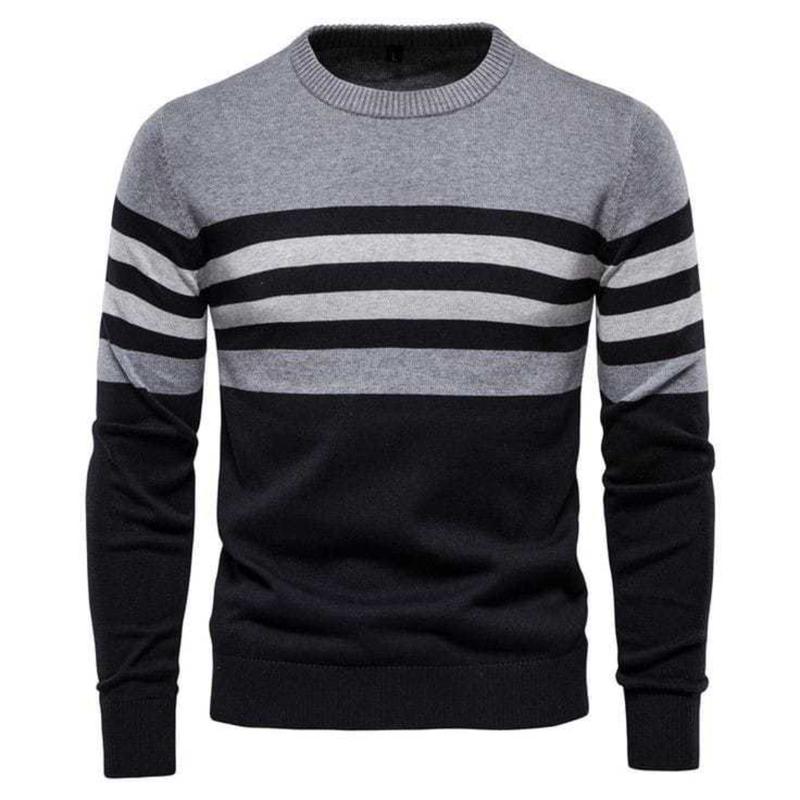 Kaos Pria Jaket Pria Sweater Rajut Pria Oblong Lengan Panjang Sweater Motif Crossline Bahan 12Get Get Halus & Tebal 0