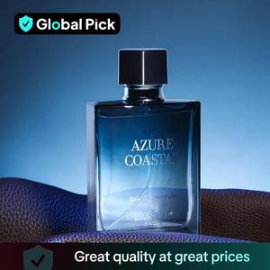Pheromone perfume, men's ocean blue coast perfume-lasting refreshing, romantic, very suitable for dating and gathering-is a perfect choice for high-end atmospheric bottles, gift boxes, home trips and music festivals.