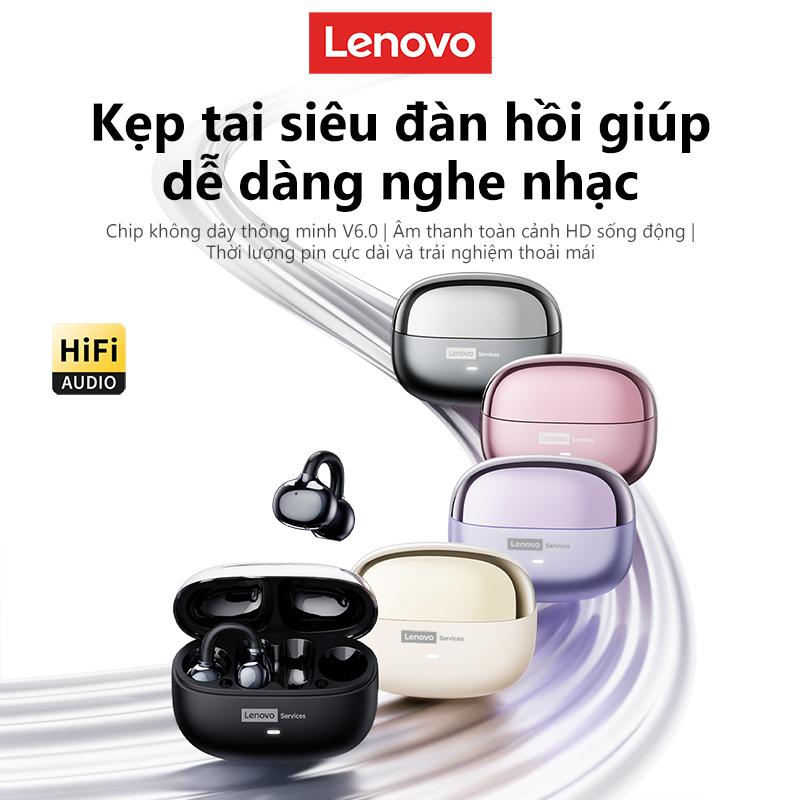 Tai Nghe Bluetooth 6.0 Không Dây Lenovo LE302 Thời Lượng Pin Dài Tai Nghe Kẹp Thể Thao Âm Thanh Nổi HiFi Khử Tiếng Ồn