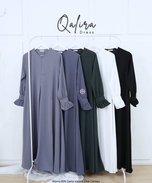 Pelangi Hijab Gamis Qalira Dress ( hanya gamis )