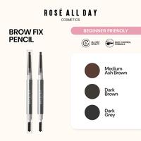 Gambar Rosé All Day Brow Fix Eyebrow Pencil - Pensil Alis - Dark Brown dari Rosé All Day Cosmetics Kota Depok 1 Tokopedia