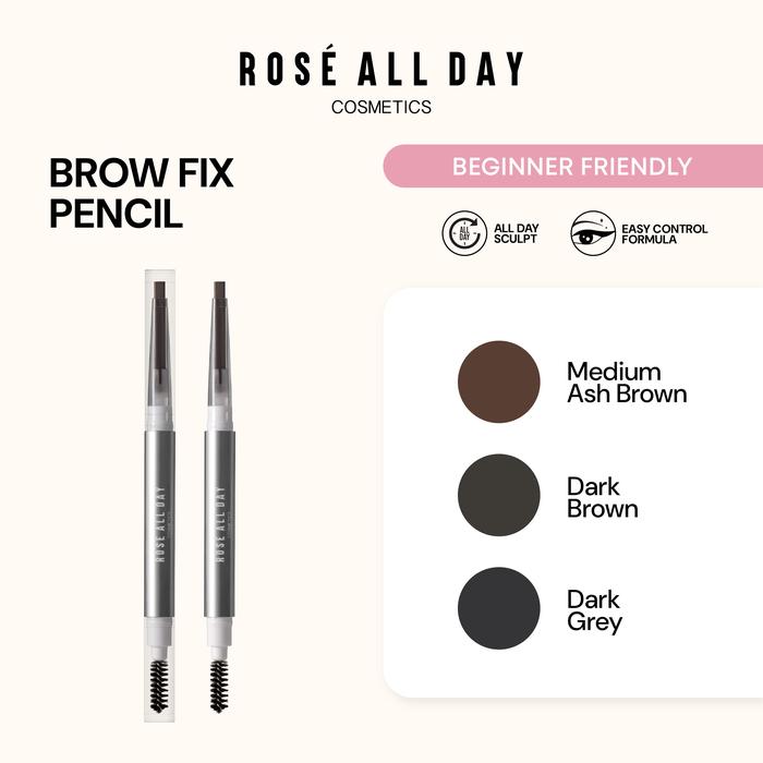 Gambar Rosé All Day Brow Fix Eyebrow Pencil - Pensil Alis - Dark Brown dari Rosé All Day Cosmetics Kota Depok Tokopedia