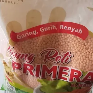 Primera Tepung Roti Bubble Crumbs | Bintang Yellow | Crumbs Merah 200 Gr / 500 Gr