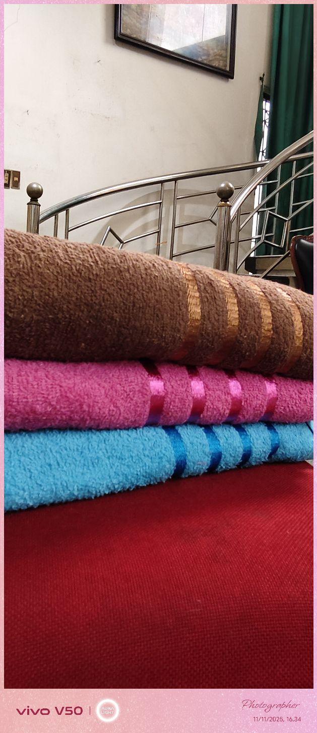 (PMR) PAKET 3 PCS HANDUK MANDI UK 70 x 140 CM 350 GR BAHAN KATUN Nyaman Adem Daya Serap Bagus Warna dan Motif Random