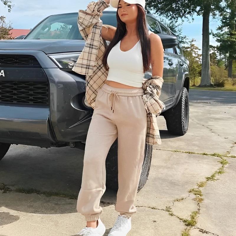 Celana Panjang Olahraga Wanita - Sweatpants Jogger Joger Pants Celana Training Sport Pants Jogging Gym Running 9