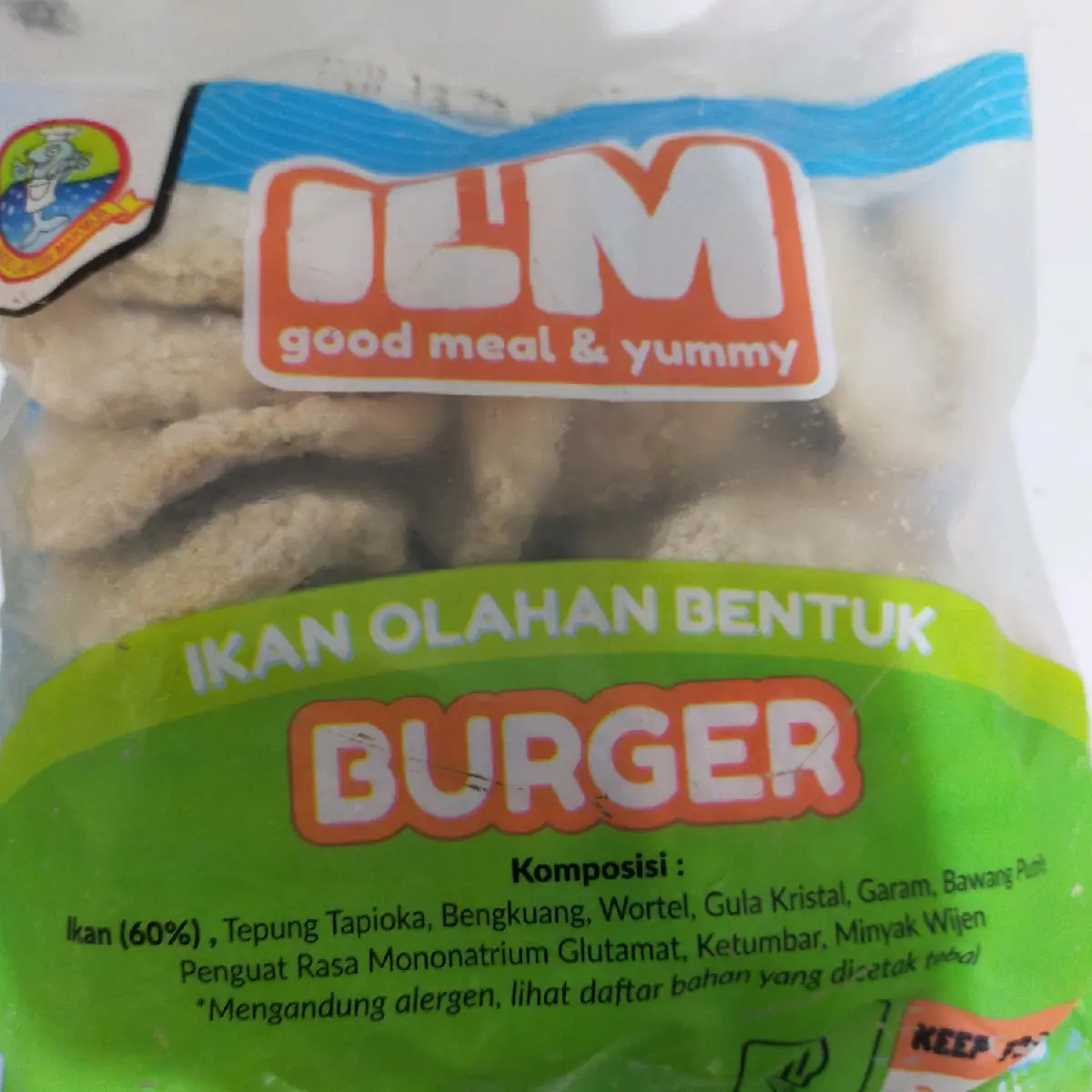 ILM Bentuk Burger dengan kemasan 500 Gram