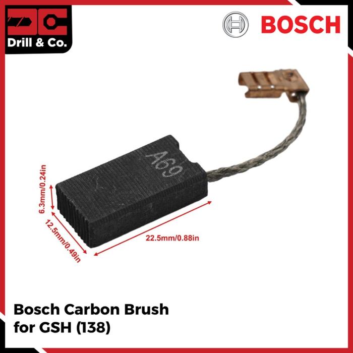 Gambar Bosch Carbon Brush / CB / Areng Aplikasi untuk GSH 5 GSH 500 GSH 388 dari Drill&Co Kota Administrasi Jakarta Barat Tokopedia