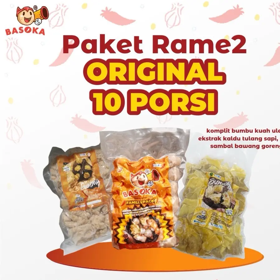 Bundling bakso frozen ori khas malang komplit Food Siomay bakso dan goreng bulat