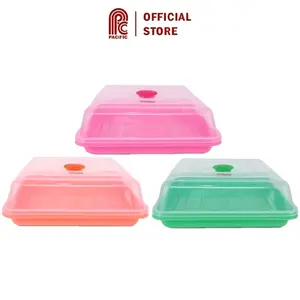 Pasifik Tempat kue Plastik cake storage tempat serbaguna BPA free Kitchenware