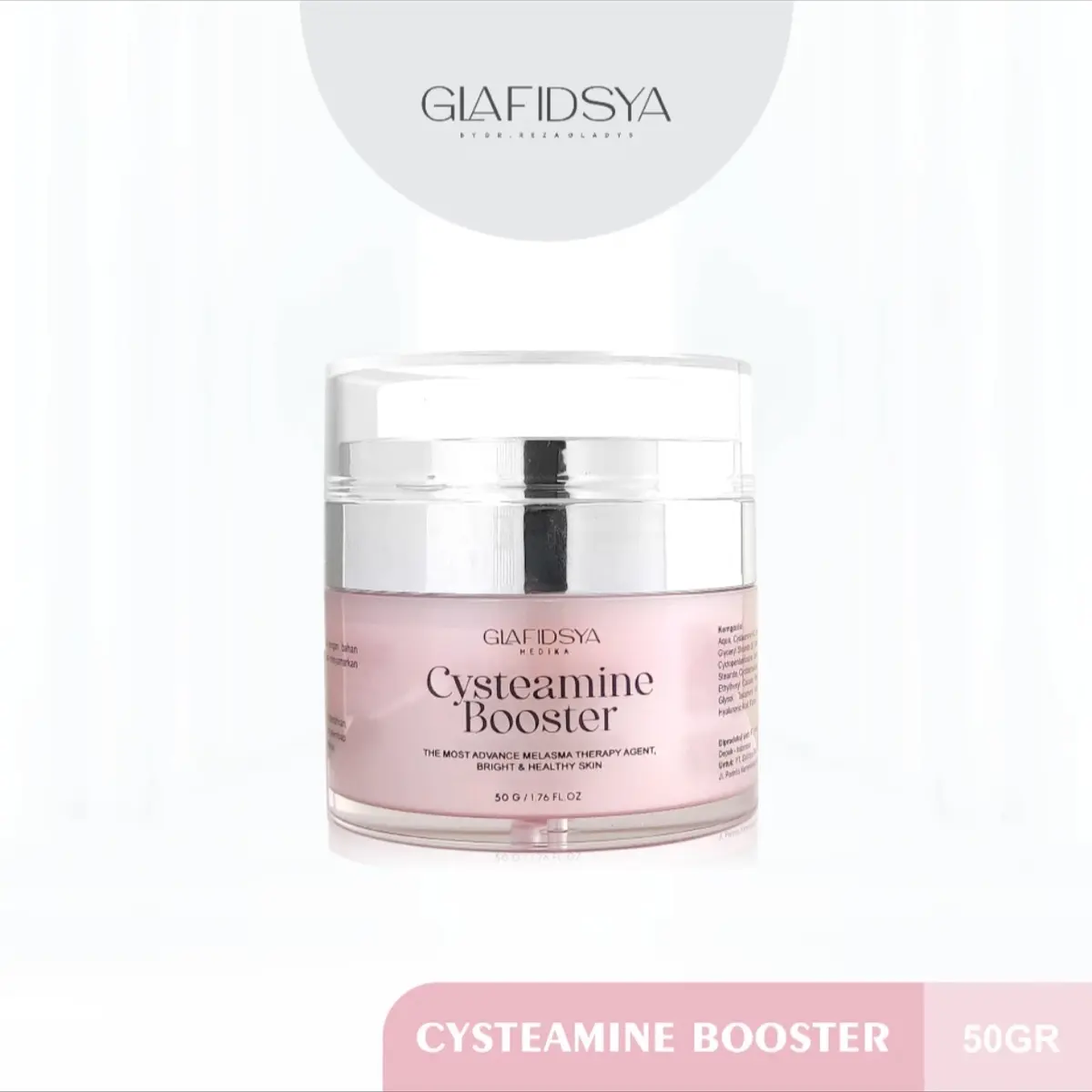 GLAFIDSYA- CYSTAMINE BOOSTER by Dr REZA - MEMBANTU KULIT LEBIH CERAH, LEMBAB