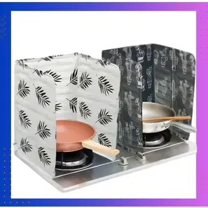 AWOO Pelindung Dinding Anti Cipratan Minyak dan Air Splash Guard Aluminium 845x327mm A01 Mudah Dibersihkan Bebas Percikan Minyak Material Aluminium Foil Dimensi 845 x 327 mm Ketebalan 0.8 mm