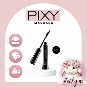 PIXY Waterproof Mascara Black | Mascara Hitam | tahan air | tidak mudah luntur | lebih tebal