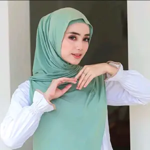 Pashmina kaos Jersey/ Pashmina Jersey premium  Muslim Jilbab Wanita