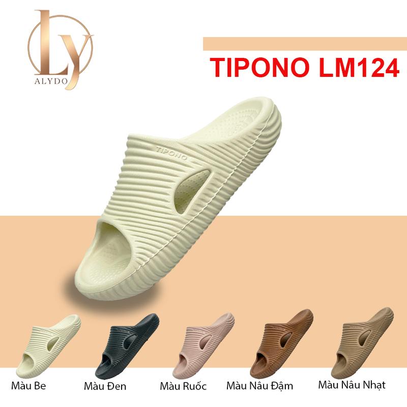 TIPONO ALYDO Dép Bánh Mỳ Nhựa Đúc Eva LM124 - Chống Trơn Trượt - Cao 3cm - Thân Thiện Với Môi Trường - Thiết Kế Độc Đáo
