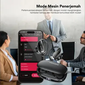 Lenovo ERAZER XT80PRO Headset terjemahan pintar AI True Wireless Bluetooth Earphone Sport TWS Noise Reduction Headset HiFi Stereo Headphone Dapat menerjemahkan 134 bahasa asing Earbud