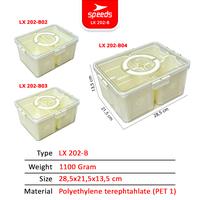 Gambar SPEEDS Food Container Tempat Penyimpanan Makanan Tutup Sayuran Bawang Transparan Rak Bumbu Dengan Saringan Dapur Kulkas 202-B - A02 dari SPEEDS HOME Kota Surabaya 3 Tokopedia
