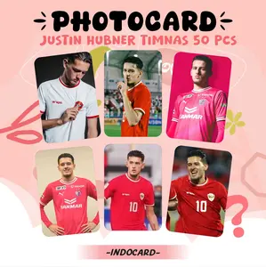 Photocard Justin Hubner Timnas Bonus Innerslave Sticker - Indophotocard