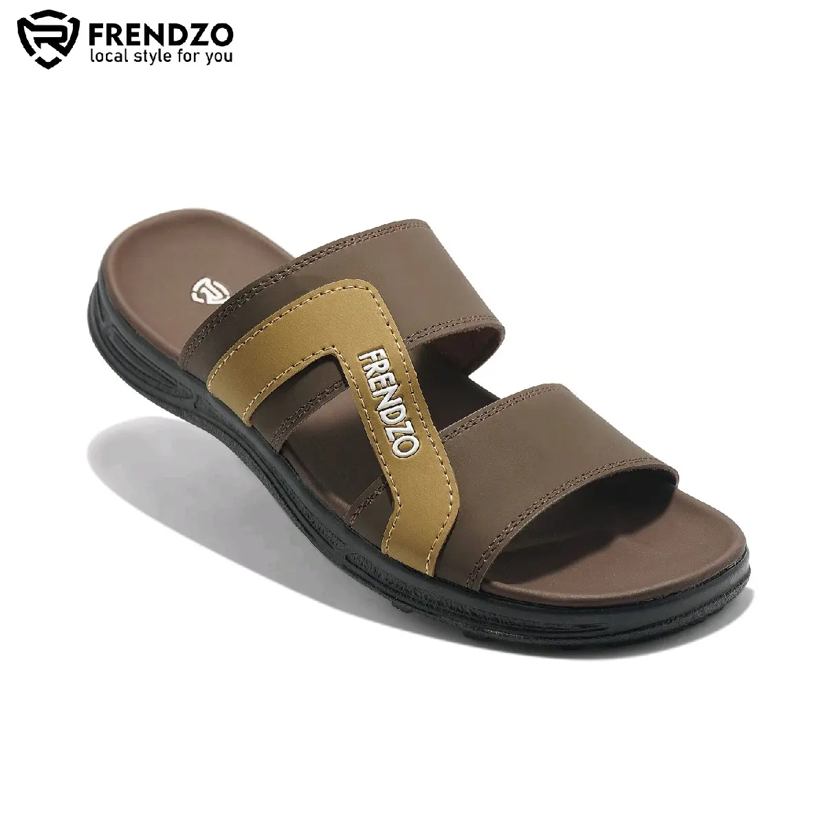 Sandal kulit pria kasual sandal selop pria Frendzo Sendal Jepit