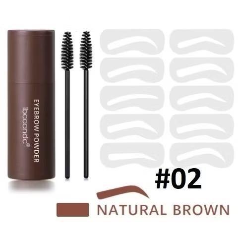 IBCCCNDC Eyebrow Powder Cetakan Alis Eyebrow Stempel Alis Stamp Alis Tahan Air dan Lama 4