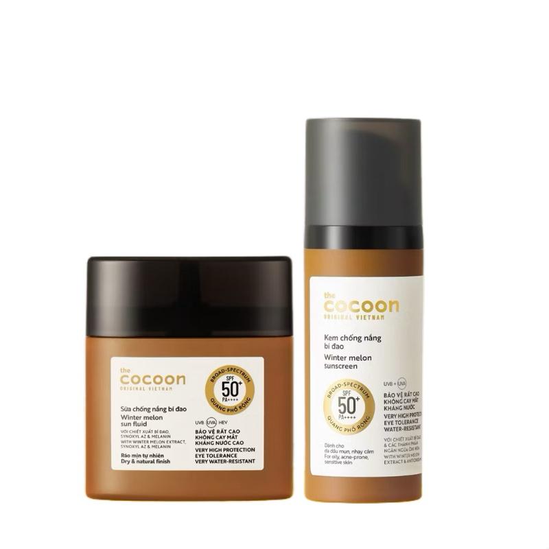 Kem chống nắng Cocoon bí đao 50ml chống nắng quang phổ rộng