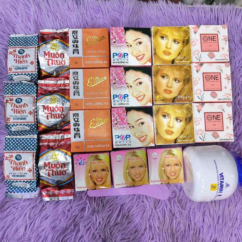  combo  29  set  kem trộn dưỡng trắng da toàn thân. Giúp da  nhanh bật   tông. 