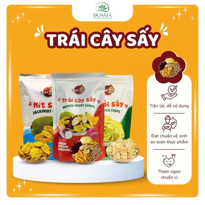 Combo Trái Cây Sấy, Mít Sấy, Chuối Sấy Các Loại - Sản Phẩm Sấy Mộc, Không Màu, Tự Nhiên - Đầy Đủ Hồ Sơ Công Bố Sản Phẩm [Hàng Chuẩn Xuất Khẩu]