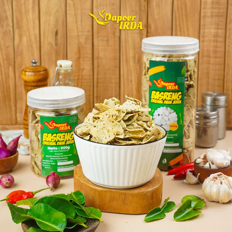 Dapoer Irda Basreng Original Daun Jeruk 1