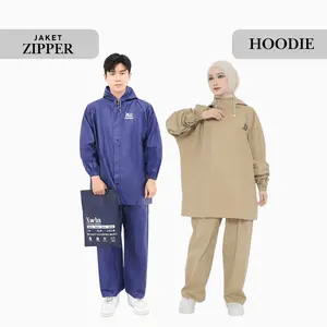 Jas Hujan Raincoat Anti Rembes Air By Xwin Mantel Hujan Original Setelan dan Hoodie
