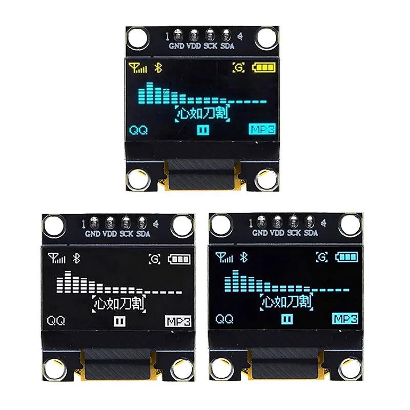 BÁN CHẠY DIY người dùng 0,96 Inch oled ssd1306 màu trắng / màu xanh / màu vàng 128x64 iic màn hình nối tiếp i2c mô-đun 12864 LCD tấm màn hình Sẵn Kho Giao Toàn Quốc