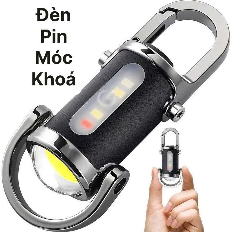  Đèn Pin KHÔNG SẠC ĐƯỢC ĐIỆN THOẠI   Móc Khóa Mini  Siêu Sáng 7 Chế Độ Sáng Tiên Lợi ,Dụng Cụ Trang Trí Móc Khóa 