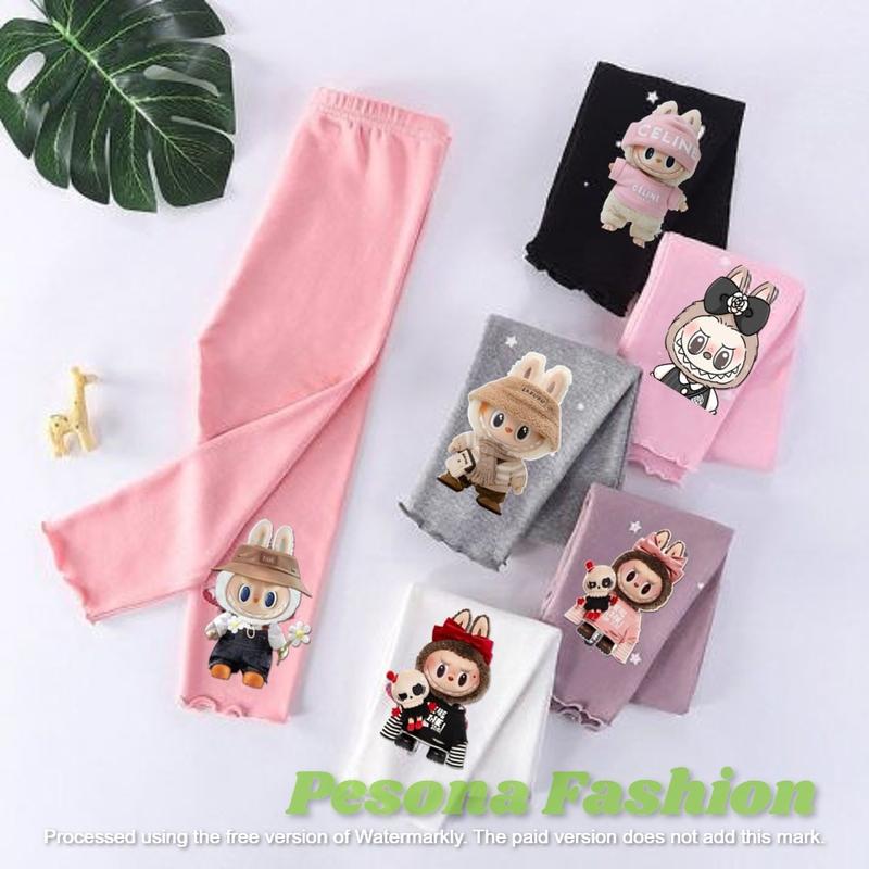 Product Introduction of HEMAT 5 PCS Celana legging anak perempuan motif labuubuu usia 0-7 tahun Legging anak karakter viral legging bayi 34