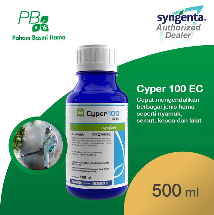 Gambar Cyper100 100EC - Cyper - Fogging Nyamuk - Basmi Lalat - Racun Kecoa - Anti Semut - Basmi Hama - Syngenta - 500 ML dari Paham Basmi Hama - Jakarta Kota Administrasi Jakarta Selatan Tokopedia