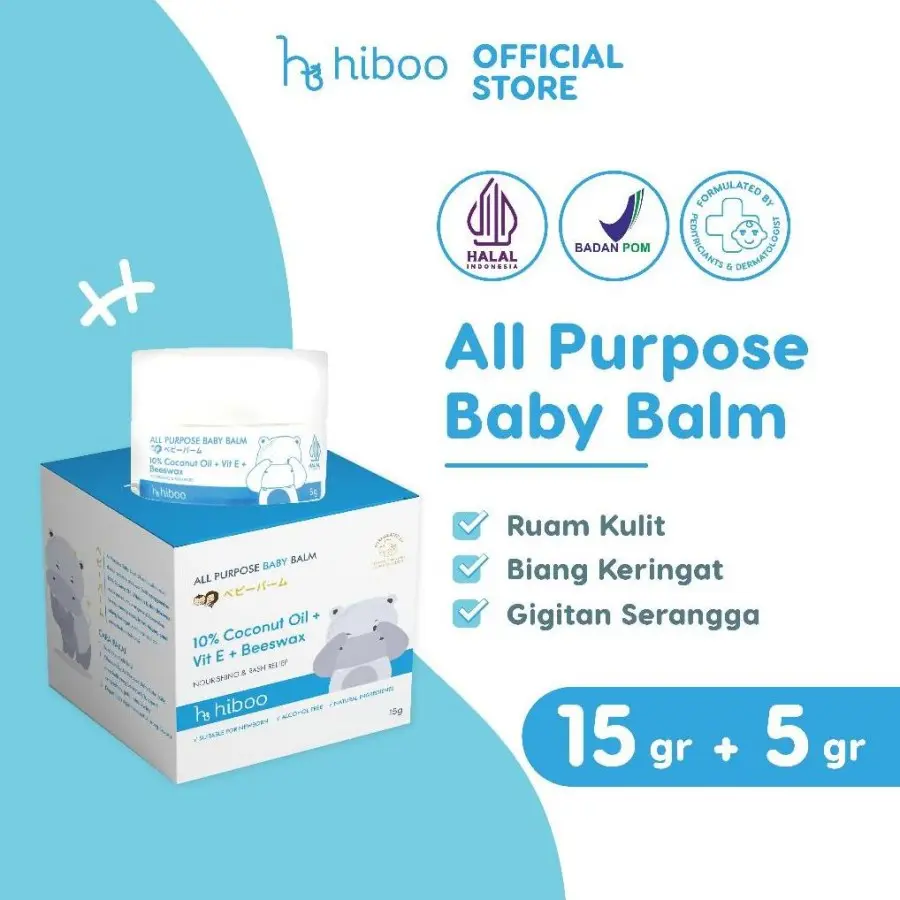 Hiboo All Purpose Baby Balm - Krim Pelembab Bayi