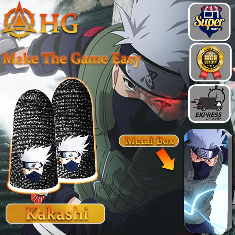 Tay Áo Ngón Tay HG Kakashi, Tay Áo Ngón Tay Cái, Thích Hợp Để Chơi Game, Codm, Trò Chơi Ngón Tay, Găng Tay Chống Mồ Hôi, Chơi Game Di Động 1