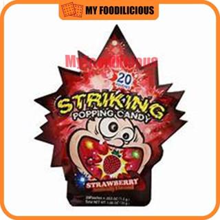 Product Introduction of <SG Ready Stock>STRIKING Popping Candy 30g (20 Pouches per pack) - Assorted Flavours [HALAL] 2