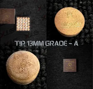 STX BILLIARD : TIP PLAY GRADE-A / GRADE-B 2 TIPE 13MM