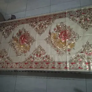 NEWROOM88 Taplak Meja Tamu 50x100cm Bahan PVC Tahan Air & Noda untuk Estetika Ruangan D21-1A/1B/1C