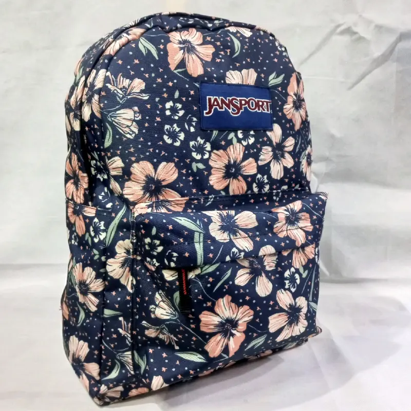 Tas Ransel jansport import motif Bunga kualitas premium pria