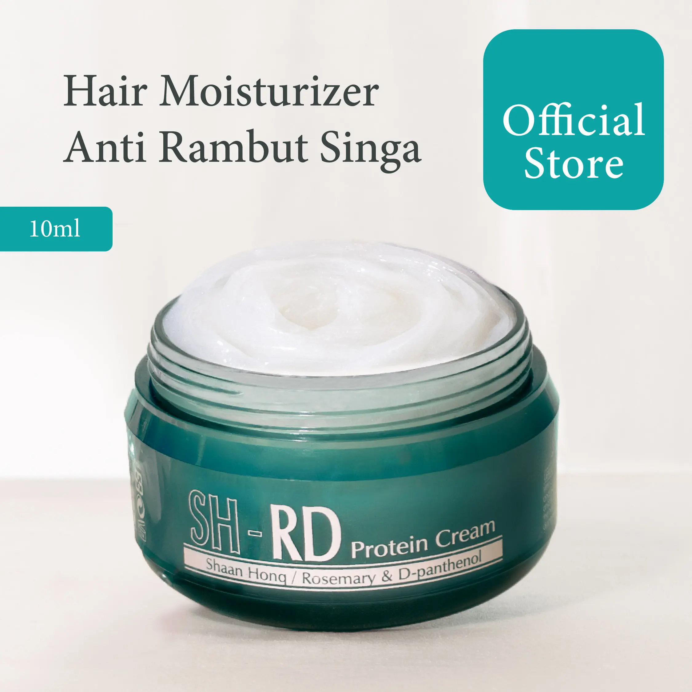 SHRD Protein Cream 10ml | Hair Moisturizer & Heat Protector Catokan Kering Perawatan Haircare| Leave On Conditioner