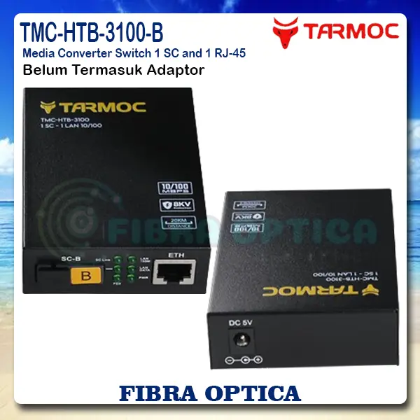Tarmoc TMC-HTB-3100-B | Board PCB B Netlink HTB3100 1FO 1Lan 10/100 | Media Converter tanpa Adaptor