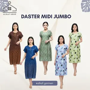 Daster Midi Kekinian – Motif Cantik, Bahan Adem Anti Gerah