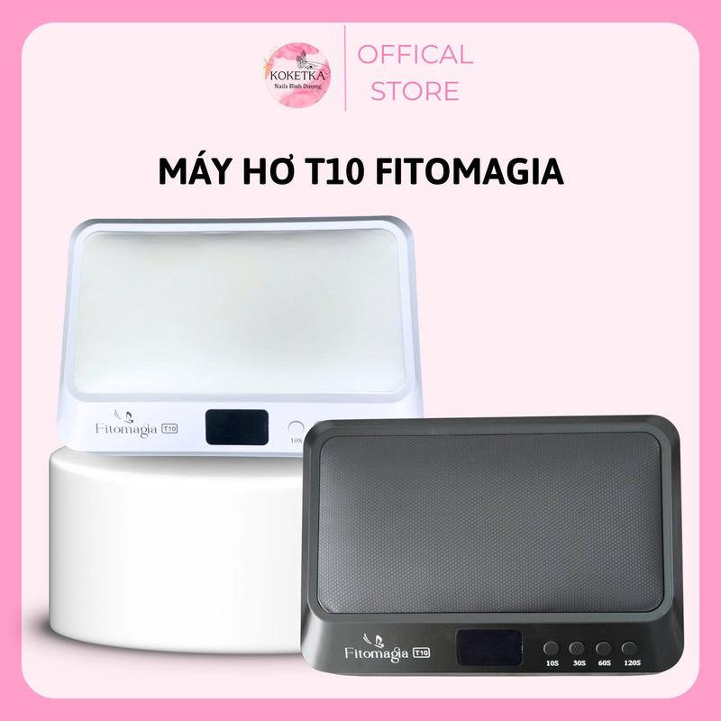  Máy Hơ Gel T10 Fitomagia Trắng Đen – 80W 4 Chế Độ Hẹn Giờ Kèm Đệm Tay Da PU | Bảo hành 6 tháng 