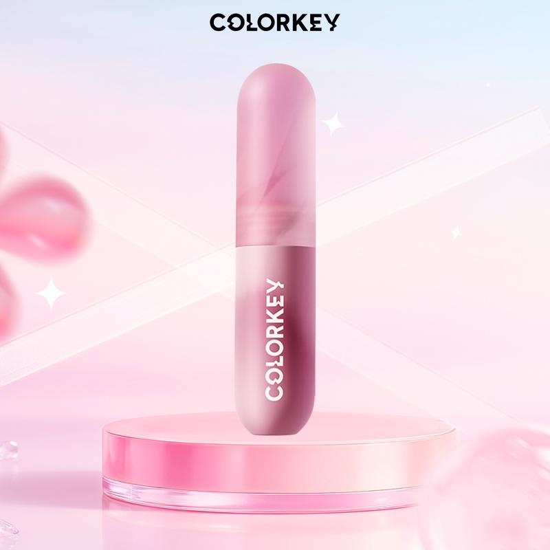   EX  Combo 2 Son Kem Bùn COLORKEY Lip Mud Chất Son Mềm Mịn Che Vân Môi Tốt Màu Sắc Thời Thượng 2g 