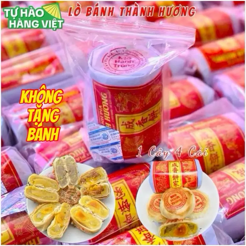 Bánh pía gói giấy Thành Hương- 1 Cây 380g gồm 4 cái