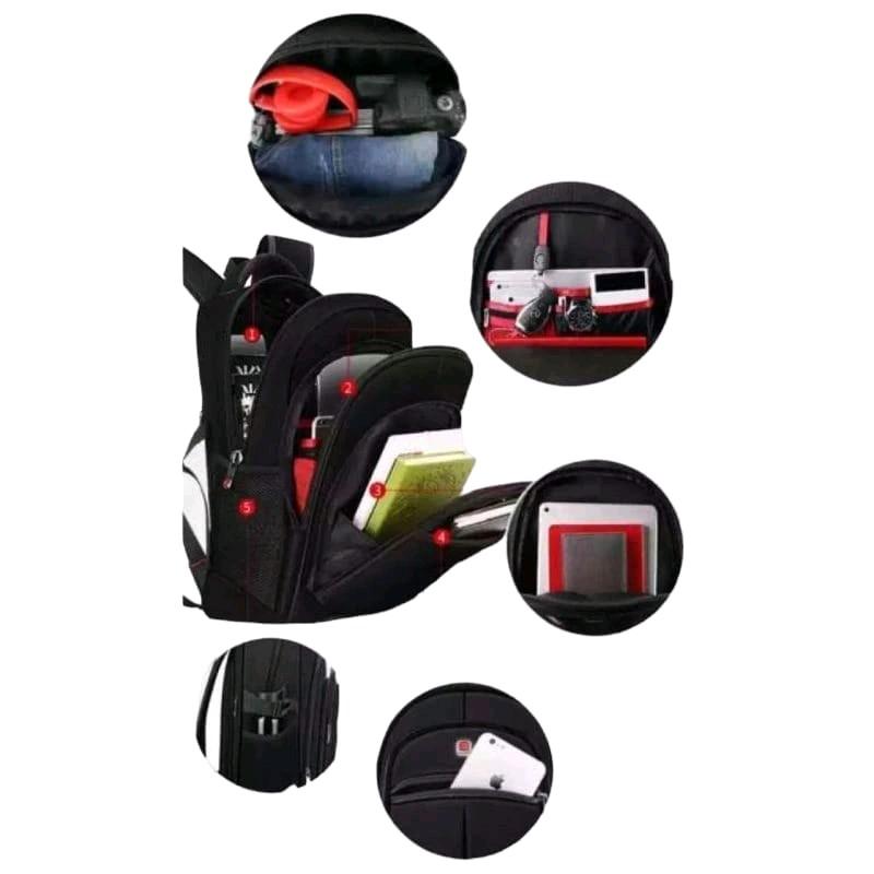 Tas Ransel Laptop Polo Pria Dan Wanita ,SMP,SMA,KULIAHAN,Terbaru TermurahBisa Cod[MERAH] sekolah 5
